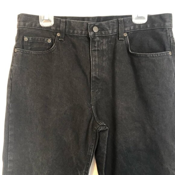 Mens  Regular Fit Black Jeans - Picture 3 of 10